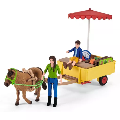 Schleich 42528 Mobil lovas stand Dartmoor pónival