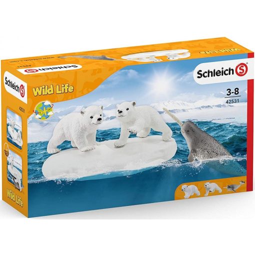 Schleich 42531 Jegesmedvebocsok a jégtáblán