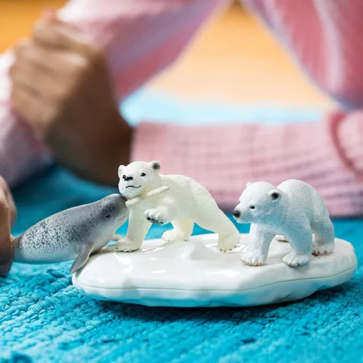 Schleich 42531 Jegesmedvebocsok a jégtáblán