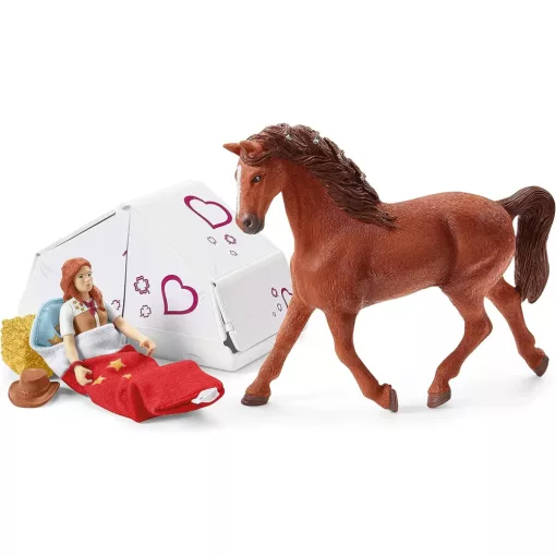 Schleich 42535 Lószállító autó Holstein lóval