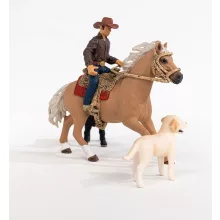 Schleich 42578 Western cowboy lovas állatokkal