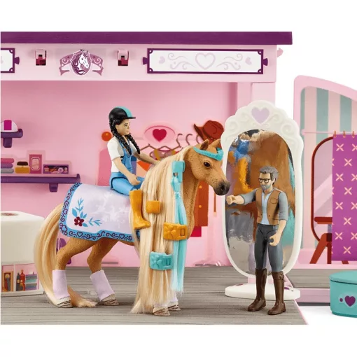 Schleich 42587 Hordozható divat lovasbolt