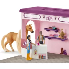 Schleich 42587 Hordozható divat lovasbolt