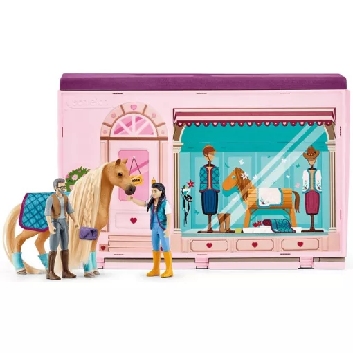 Schleich 42587 Hordozható divat lovasbolt