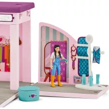Schleich 42587 Hordozható divat lovasbolt