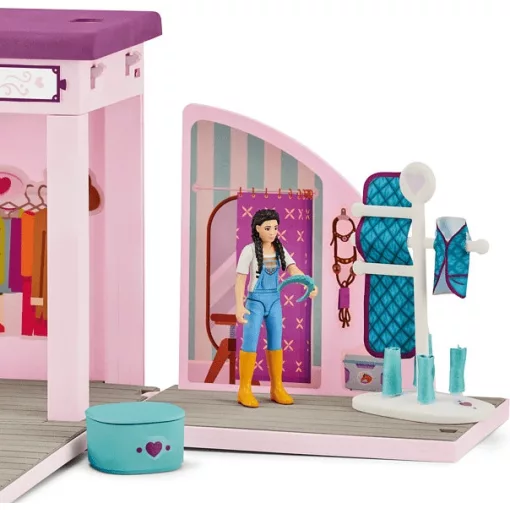 Schleich 42587 Hordozható divat lovasbolt