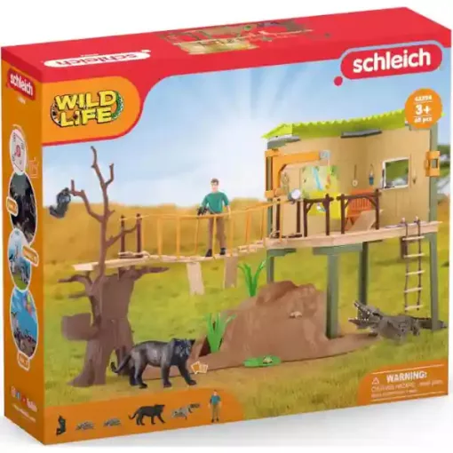Schleich 42594 Kalandállomás a vadonban (csomagolássérült-új)