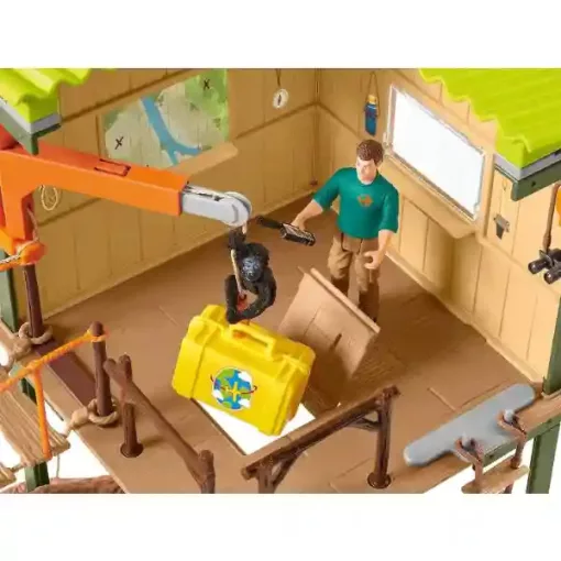 Schleich 42594 Kalandállomás a vadonban (csomagolássérült-új)