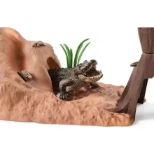 Schleich 42594 Kalandállomás a vadonban (csomagolássérült-új)