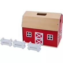 SCHLEICH 42602 Nagy farm játékszett fából (csomagolássérült-új)