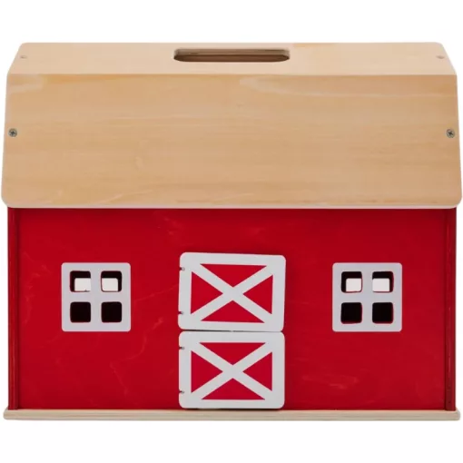 SCHLEICH 42602 Nagy farm játékszett fából (csomagolássérült-új)