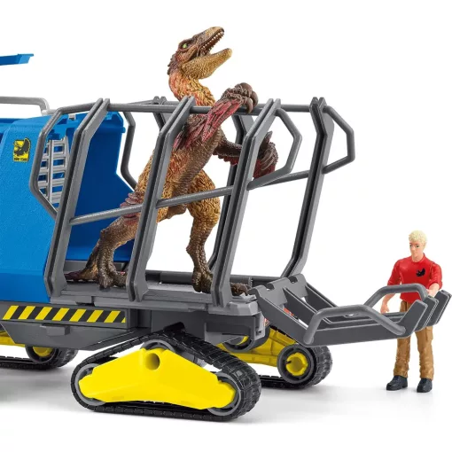 Schleich 42604 Dínó elfogó teherautó raptorral