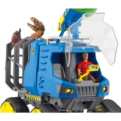 Schleich 42604 Dínó elfogó teherautó raptorral