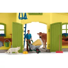 Schleich 42605 Farm istállóval és állatokkal