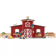 Schleich 42606 Farm istállóval és állatokkal