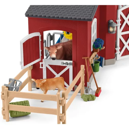 Schleich 42606 Farm istállóval és állatokkal