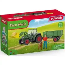 Schleich 42608 Traktor pótkocsival