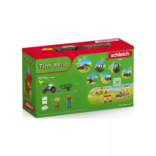 Schleich 42608 Traktor pótkocsival