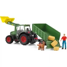 Schleich 42608 Traktor pótkocsival