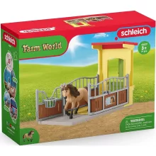 Schleich 42609 Istálló izlandi pónival