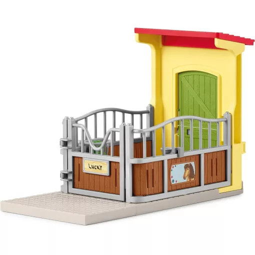 Schleich 42609 Istálló izlandi pónival