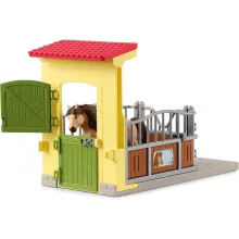 Schleich 42609 Istálló izlandi pónival