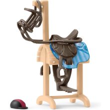 Schleich 42613 Lószerszám tartó állvány felszereléssel