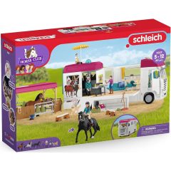 Schleich 42619 Lószállító és lakóbusz lovakkal