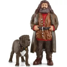 Schleich 42638 Harry Potter - Hagrid és Agyar, az őrkutya