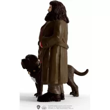 Schleich 42638 Harry Potter - Hagrid és Agyar, az őrkutya