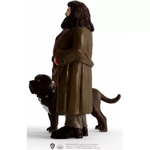 Schleich 42638 Harry Potter - Hagrid és Agyar, az őrkutya