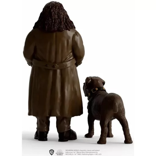 Schleich 42638 Harry Potter - Hagrid és Agyar, az őrkutya