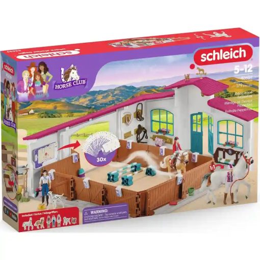 Schleich 42639 Peppertree lovarda aréna lovakkal