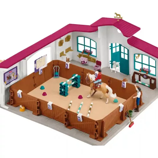 Schleich 42639 Peppertree lovarda aréna lovakkal