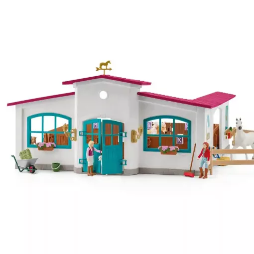 Schleich 42639 Peppertree lovarda aréna lovakkal