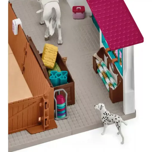 Schleich 42639 Peppertree lovarda aréna lovakkal