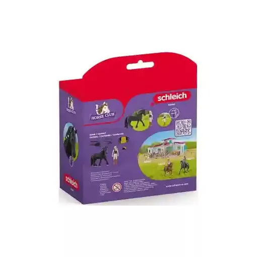 Schleich 42640 Tori és fríz lova
