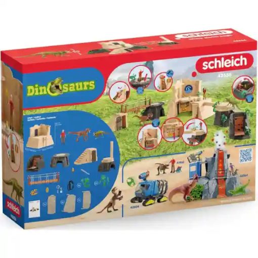 Schleich 42656 A dinó templom meghódítása Mega-Set, dinoszauruszok, Monolophosaurus, Postosuchus