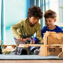 Schleich 42656 A dinó templom meghódítása Mega-Set, dinoszauruszok, Monolophosaurus, Postosuchus