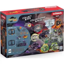 Schleich 42673 BattleCave harci aréna tűzbika és árnykutya figurákkal