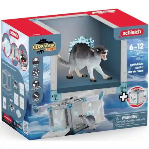 Schleich 42676 BattleCave harci jégpatkány