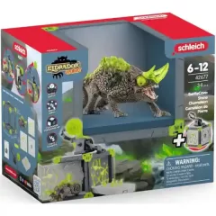 Schleich 42677 BattleCave harci kőkaméleon