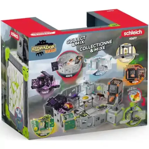Schleich 42677 BattleCave harci kőkaméleon