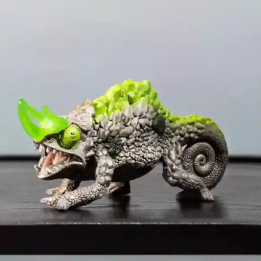 Schleich 42677 BattleCave harci kőkaméleon
