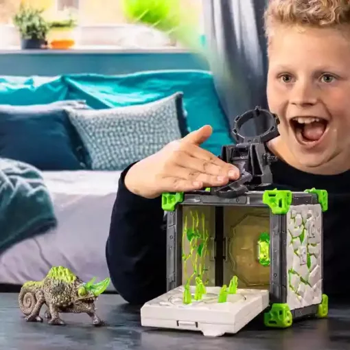 Schleich 42677 BattleCave harci kőkaméleon