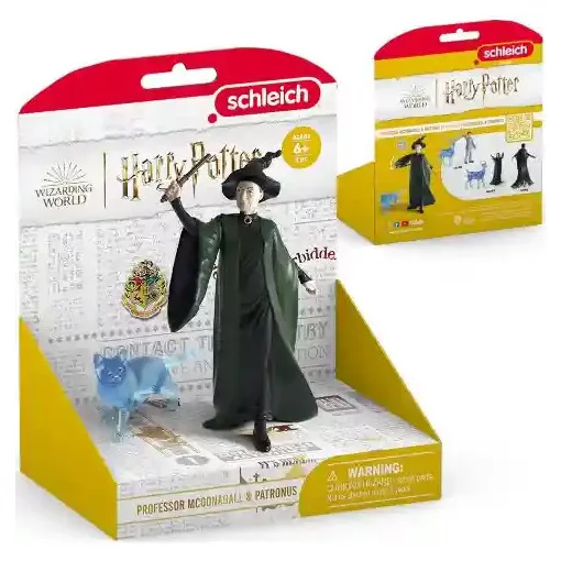 Schleich 42682 Harry Potter - Minerva McGalagony professzor és macska patrónusa