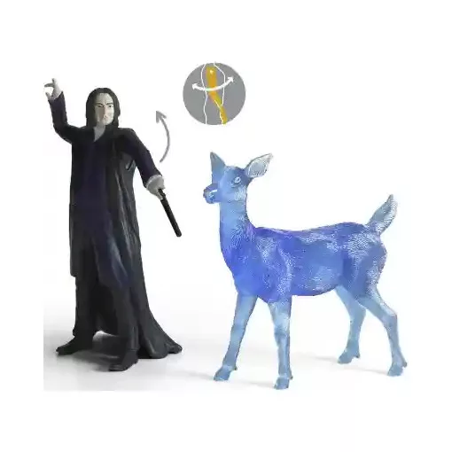 Schleich 42683 Harry Potter - Perselus Piton professzor és őzsuta patrónusa