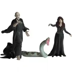   Schleich 42684 Harry Potter - Voldmeort nagyúr, Nagini kígyó és Bellatrix Lestrange
