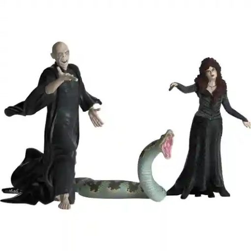 Schleich 42684 Harry Potter - Voldmeort nagyúr, Nagini kígyó és Bellatrix Lestrange