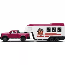 Schleich 42705 Lószállító terepjáróval és lovakkal